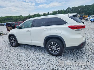Drugie zdjęcie samochodu z przodu: 2018 TOYOTA HIGHLANDER XLE VIN:5TDKZRFH3JS528291 - miniatura