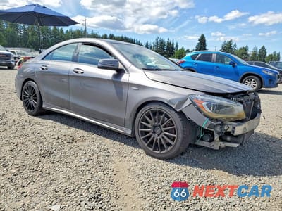 Czwarte zdjęcie samochodu z boku: 2016 MERCEDES-BENZ CLA 250 4MATIC VIN:WDDSJ4GB2GN306320 - miniatura