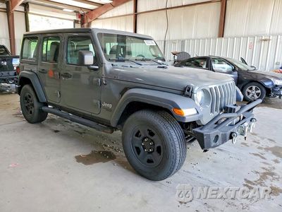 Czwarte zdjęcie samochodu z boku: 2018 JEEP WRANGLER UNLIMITED SPORT VIN:1C4HJXDN5JW332514 - miniatura