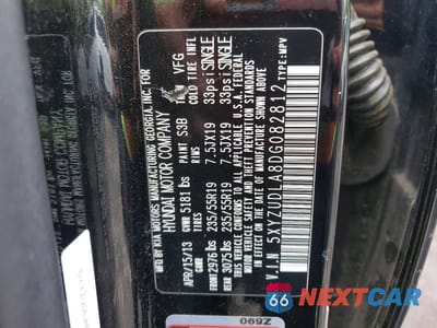 Zdjęcie 13 z 13 samochodu: 2013 HYUNDAI SANTA FE SPORT 2.0T VIN:5XYZUDLA8DG082812 - miniatura