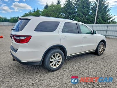 Trzecie zdjęcie samochodu z tyłu: 2020 DODGE DURANGO SXT VIN:1C4RDJAG8LC103439 - miniatura