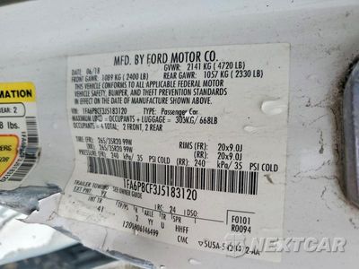 Zdjęcie 12 z 12 samochodu: 2018 FORD MUSTANG GT VIN:1FA6P8CF3J5183120 - miniatura