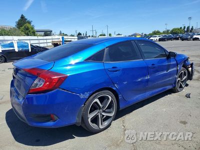 Trzecie zdjęcie samochodu z tyłu: 2020 HONDA CIVIC LX VIN:19XFC2F65LE202658 - miniatura