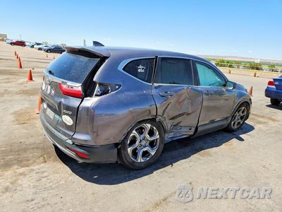 Trzecie zdjęcie samochodu z tyłu: 2019 HONDA CR-V EX-L VIN:JHLRW2H88KX007612 - miniatura