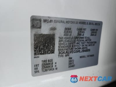 Zdjęcie 12 z 12 samochodu: 2024 GMC TERRAIN SLT VIN:3GKALVEG5RL284809 - miniatura