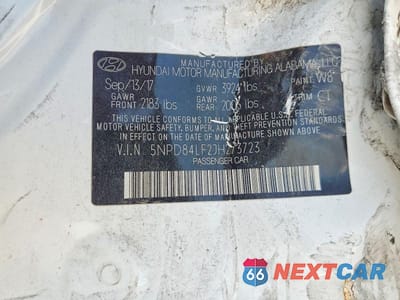Zdjęcie 12 z 12 samochodu: 2018 HYUNDAI ELANTRA VALUE EDITION VIN:5NPD84LF2JH273723 - miniatura