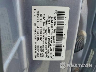 Zdjęcie 12 z 12 samochodu: 2015 ACURA TLX VIN:19UUB2F36FA010609 - miniatura