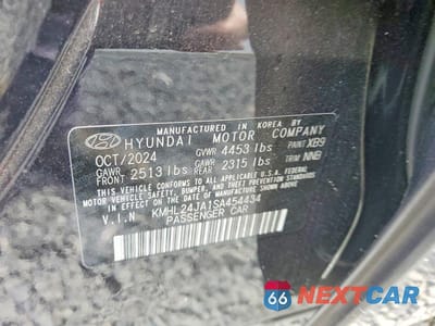 Zdjęcie 12 z 12 samochodu: 2025 HYUNDAI SONATA SE VIN:KMHL24JA1SA454434 - miniatura