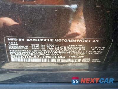 Zdjęcie 13 z 13 samochodu: 2018 BMW X5 XDR40E VIN:5UXKT0C57J0W00344 - miniatura