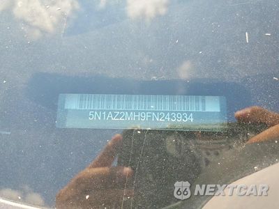 Zdjęcie 13 z 13 samochodu: 2015 NISSAN MURANO SL VIN:5N1AZ2MH9FN243934 - miniatura