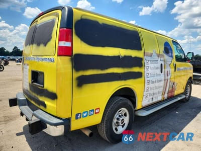 Trzecie zdjęcie samochodu z tyłu: 2020 GMC SAVANA 2500 CARGO DELIVERY VAN VIN:1GTW7AFG7L1180561 - miniatura
