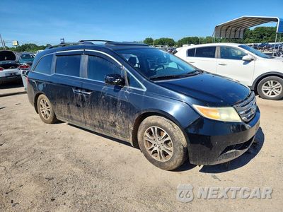 Czwarte zdjęcie samochodu z boku: 2013 HONDA ODYSSEY EXL VIN:5FNRL5H62DB081966 - miniatura