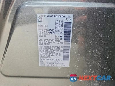 Zdjęcie 13 z 13 samochodu: 2017 NISSAN PATHFINDER PLATINUM VIN:5N1DR2MN4HC628223 - miniatura