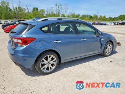 Trzecie zdjęcie samochodu z tyłu: 2018 SUBARU IMPREZA LIMITED VIN:4S3GTAU66J3725371 - miniatura
