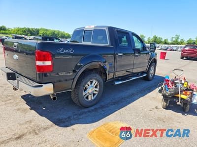 Trzecie zdjęcie samochodu z tyłu: 2008 FORD F150 SUPERCREW VIN:1FTPW14538FA53180 - miniatura