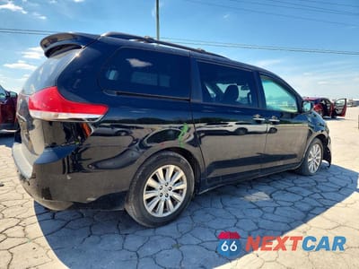 Trzecie zdjęcie samochodu z tyłu: 2012 TOYOTA SIENNA XLE 7-PASSENGER VIN:5TDDK3DC5CS042019 - miniatura