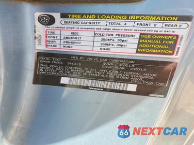 Zdjęcie 12 z 12 samochodu: 2008 VOLVO C70 VIN:YV1MC67258J048807 - miniatura