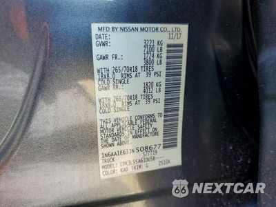 Zdjęcie 12 z 12 samochodu: 2018 NISSAN TITAN SV VIN:1N6AA1E63JN508677 - miniatura