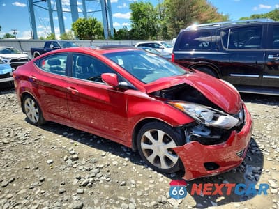 Czwarte zdjęcie samochodu z boku: 2012 HYUNDAI ELANTRA LIMITED VIN:KMHDH4AE7CU324373 - miniatura