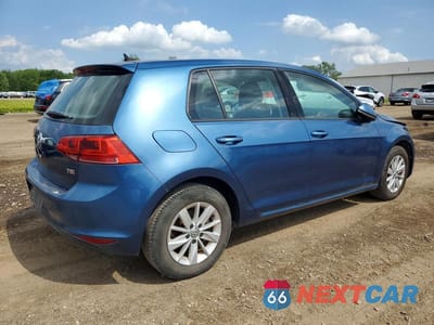Trzecie zdjęcie samochodu z tyłu: 2016 VOLKSWAGEN GOLF S VIN:3VW217AU0GM038364 - miniatura