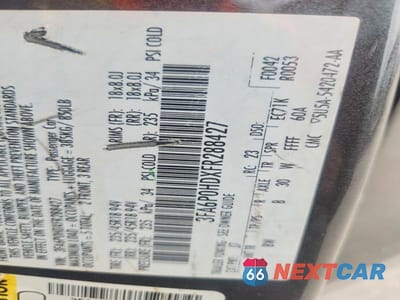 Zdjęcie 12 z 12 samochodu: 2015 FORD FUSION SE VIN:3FA6P0HDXFR288427 - miniatura