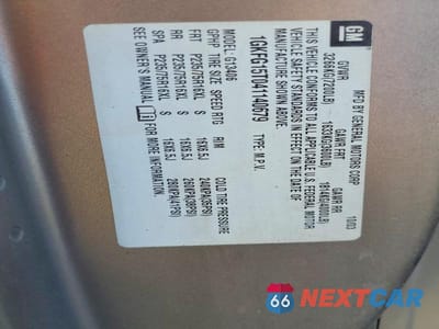 Zdjęcie 13 z 13 samochodu: 2004 GMC SAVANA G1500 VIN:1GKFG15T041140679 - miniatura