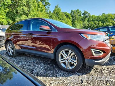 Czwarte zdjęcie samochodu z boku: 2015 FORD EDGE TITANIUM VIN:2FMPK4K93FBC16374 - miniatura