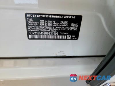 Zdjęcie 13 z 13 samochodu: 2024 BMW X7 XDRIVE40I VIN:5UX23EM02R9S31495 - miniatura