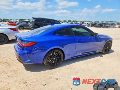 Trzecie zdjęcie samochodu z tyłu: 2022 BMW M440I VIN:WBA83AP03NCJ02319 - miniatura