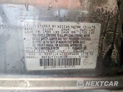 Zdjęcie 13 z 13 samochodu: 2025 NISSAN VERSA SV VIN:3N1CN8EV3SL819725 - miniatura