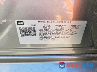 Zdjęcie 12 z 12 samochodu: 2021 CADILLAC CT4 LUXURY VIN:1G6DJ5RK1M0147968 - miniatura