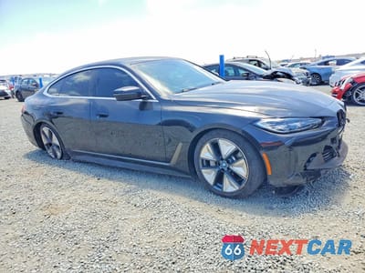 Czwarte zdjęcie samochodu z boku: 2024 BMW I4 XDRIVE 40 VIN:WBY83FB06RFR94558 - miniatura