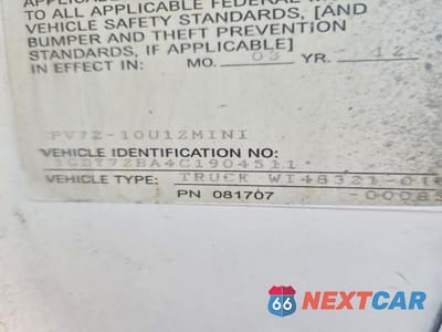Zdjęcie 13 z 13 samochodu: 2012 GMC SAVANA BOX TRUCK VIN:1GDY72BA4C1904511 - miniatura