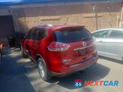 Trzecie zdjęcie samochodu z tyłu: 2016 NISSAN ROGUE SV VIN:KNMAT2MV3GP622221 - miniatura