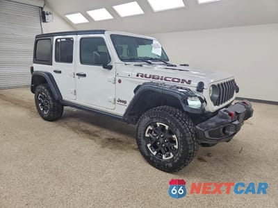 Czwarte zdjęcie samochodu z boku: 2025 JEEP WRANGLER RUBICON VIN:1C4PJXFN6SW526446 - miniatura