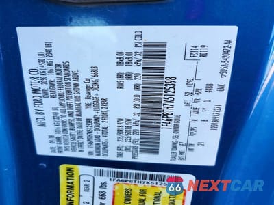 Zdjęcie 12 z 12 samochodu: 2019 FORD MUSTANG VIN:1FA6P8TH7K5125398 - miniatura
