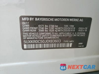 Zdjęcie 13 z 13 samochodu: 2018 BMW X5 XDRIVE35I VIN:5UXKR0C50J0X83603 - miniatura