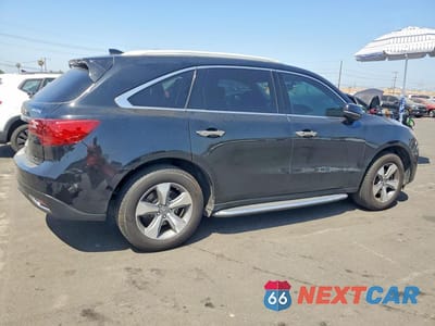 Trzecie zdjęcie samochodu z tyłu: 2014 ACURA MDX VIN:5FRYD3H20EB011053 - miniatura
