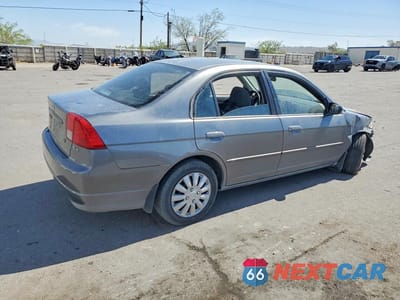 Trzecie zdjęcie samochodu z tyłu: 2004 HONDA CIVIC LX VIN:2HGES15554H632487 - miniatura