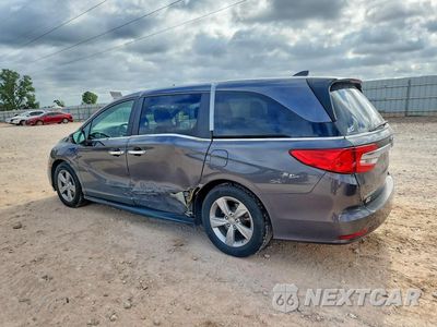 Drugie zdjęcie samochodu z przodu: 2019 HONDA ODYSSEY EX VIN:5FNRL6H57KB002866 - miniatura