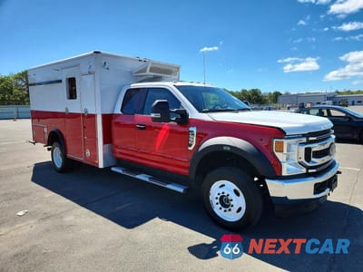Czwarte zdjęcie samochodu z boku: 2020 FORD F550 SUPER DUTY VIN:1FD0X5HT1LED25010 - miniatura