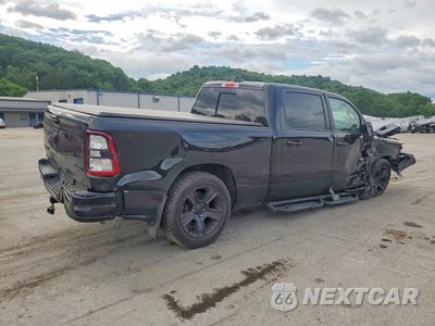Trzecie zdjęcie samochodu z tyłu: 2022 RAM 1500 BIG HORN VIN:1C6SRFMT0NN162265 - miniatura