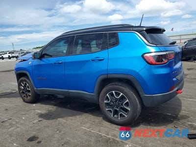 Drugie zdjęcie samochodu z przodu: 2021 JEEP COMPASS TRAILHAWK VIN:3C4NJDDB4MT602849 - miniatura
