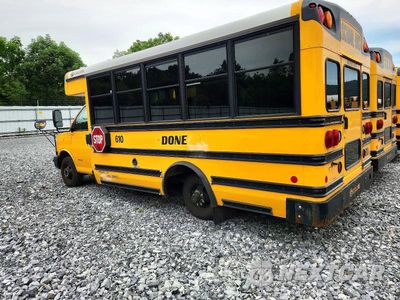 Trzecie zdjęcie samochodu z tyłu: 2014 CHEVROLET EXPRESS G4 - SCHOOL BUS VIN:1GB6G5BG5E1160071 - miniatura