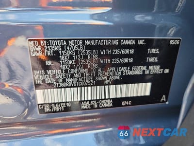 Zdjęcie 13 z 13 samochodu: 2026 TOYOTA RAV4 XLE PREMIUM VIN:2T36DRBVXTC007521 - miniatura