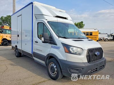 Czwarte zdjęcie samochodu z boku: 2020 FORD TRANSIT DELIVERY TRUCK VIN:1FDBW5Z86LKA83404 - miniatura