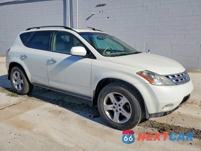 Czwarte zdjęcie samochodu z boku: 2004 NISSAN MURANO SL VIN:JN8AZ08W84W343410 - miniatura
