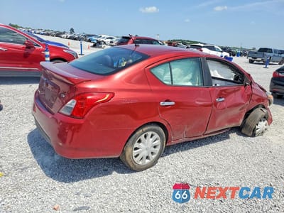 Trzecie zdjęcie samochodu z tyłu: 2018 NISSAN VERSA SV VIN:3N1CN7AP5JL851642 - miniatura