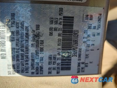 Zdjęcie 12 z 12 samochodu: 2008 FORD FUSION SE VIN:3FAHP07Z68R103931 - miniatura