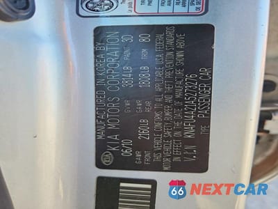 Zdjęcie 12 z 12 samochodu: 2010 KIA FORTE EX VIN:KNAFU4A21A5273276 - miniatura
